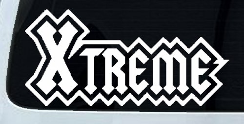 Xtreme Car or Truck Window Decal Sticker (White)