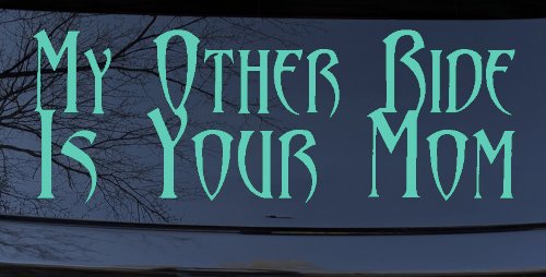My Other Ride Is Your Mom Funny Car or Truck Window Decal Sticker