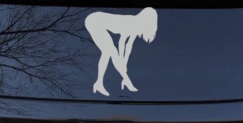 Sexy Girl Car or Truck Window Decal Sticker