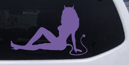 Mudflap Devil Girl Car or Truck Window Decal Sticker