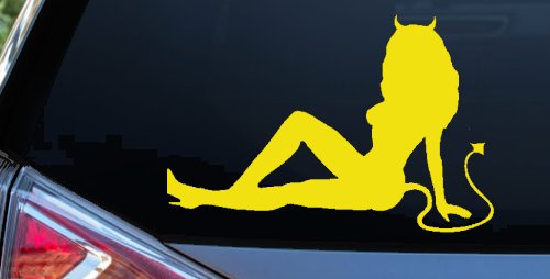 Mudflap Devil Girl Car or Truck Window Decal Sticker