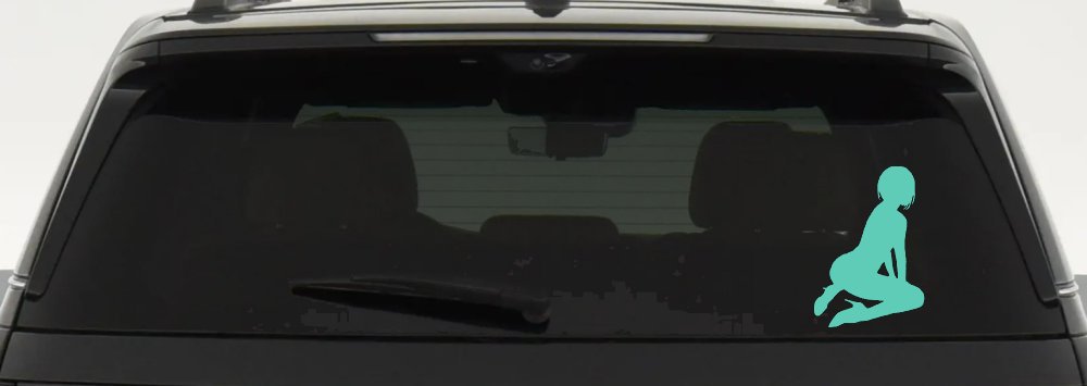 Sexy Girl Car or Truck Window Decal Sticker
