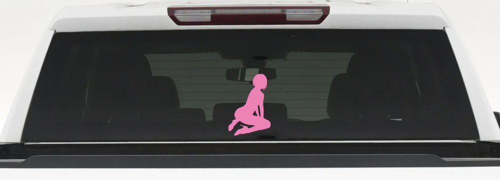 Sexy Girl Car or Truck Window Decal Sticker