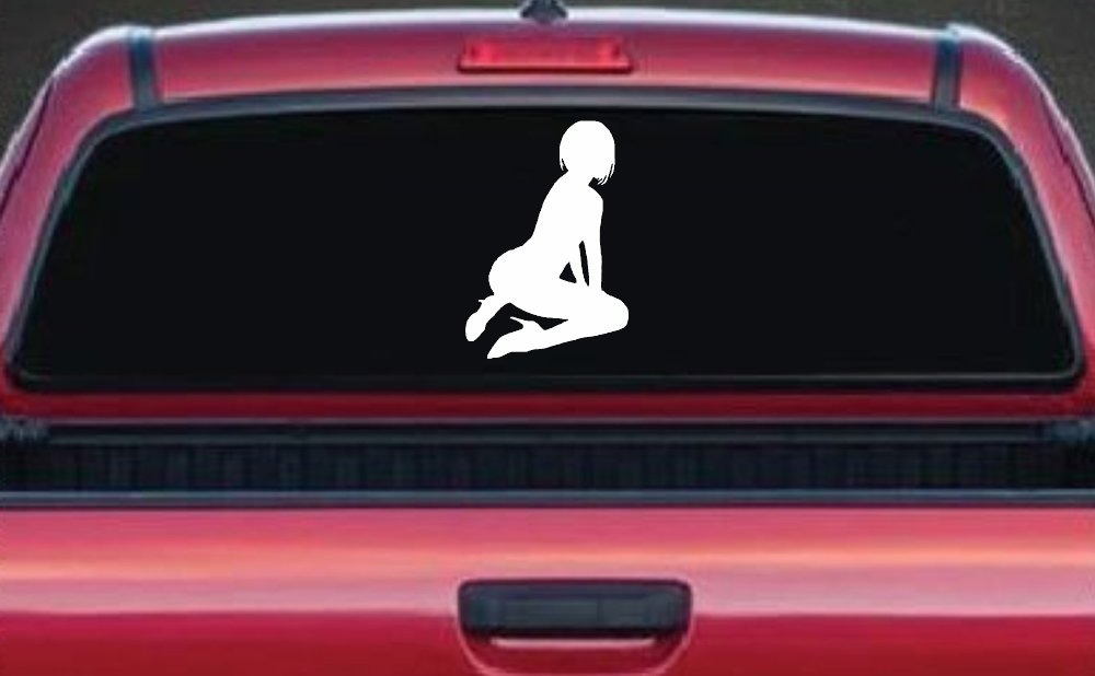 Sexy Girl Car or Truck Window Decal Sticker
