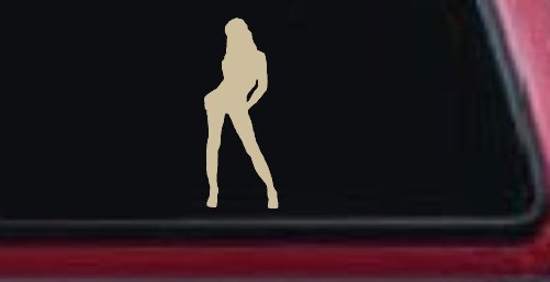 Sexy Girl Car or Truck Window Decal Sticker