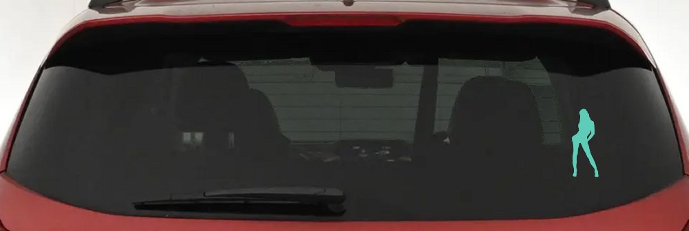 Sexy Girl Car or Truck Window Decal Sticker