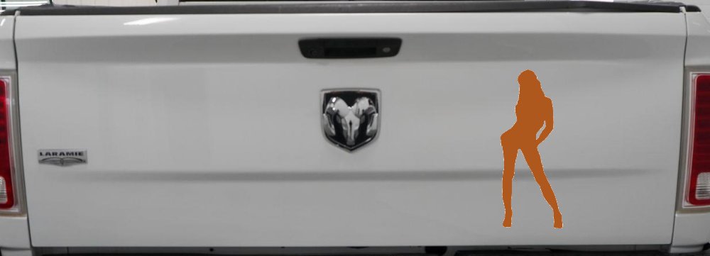 Sexy Girl Car or Truck Window Decal Sticker