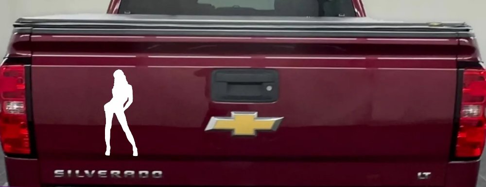 Sexy Girl Car or Truck Window Decal Sticker