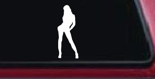 Sexy Girl Car or Truck Window Decal Sticker