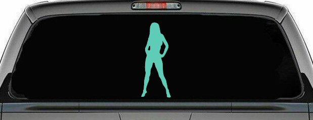 Sexy Girl Car or Truck Window Decal Sticker
