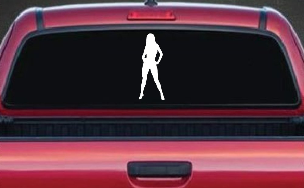 Sexy Girl Car or Truck Window Decal Sticker