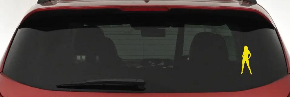 Sexy Girl Car or Truck Window Decal Sticker
