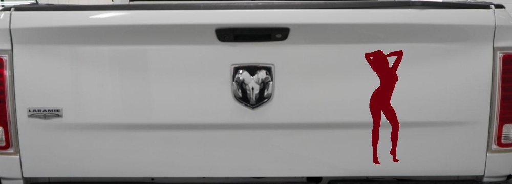 Sexy Girl Car or Truck Window Decal Sticker