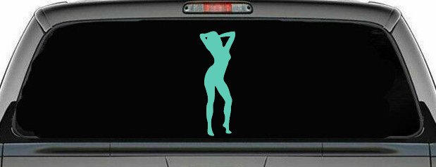 Sexy Girl Car or Truck Window Decal Sticker