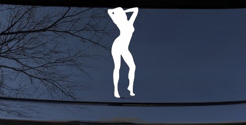 Sexy Girl Car or Truck Window Decal Sticker