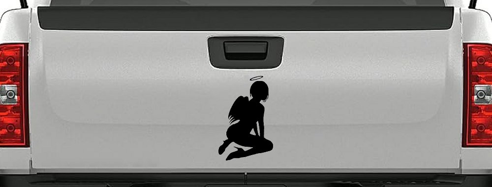 Sexy Angel Car Decal Window Sticker Vinyl Truck Graphics (Black)
