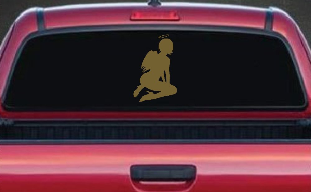Sexy Angel Car or Truck Window Decal Sticker