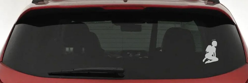 Sexy Angel Car or Truck Window Decal Sticker
