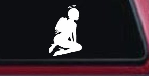 Sexy Angel Car or Truck Window Decal Sticker