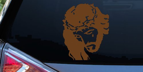 Jesus with tear Christian Car or Truck Window Decal Sticker