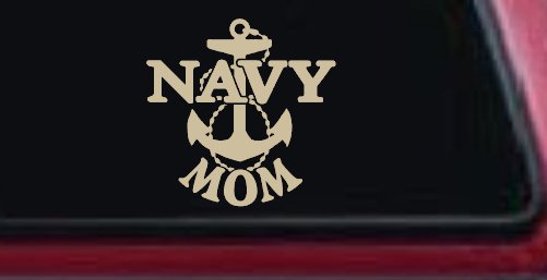 Navy Mom Military Car or Truck Window Decal Sticker