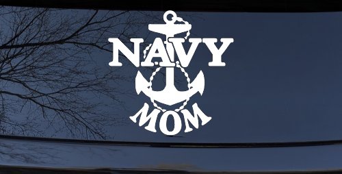 Navy Mom Military Car or Truck Window Decal Sticker