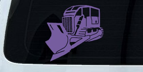 Rome Plow Bulldozer Military Car or Truck Window Decal Sticker (Purple)