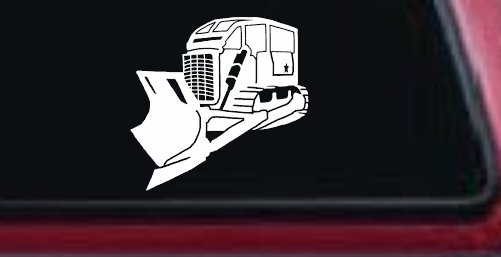 Rome Plow Bulldozer Military Car or Truck Window Decal Sticker