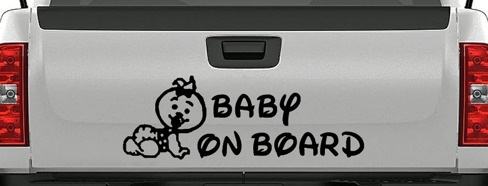 Baby On Board Car or Truck Window Decal Sticker