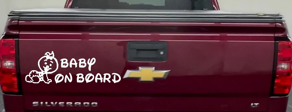 Baby On Board Car or Truck Window Decal Sticker
