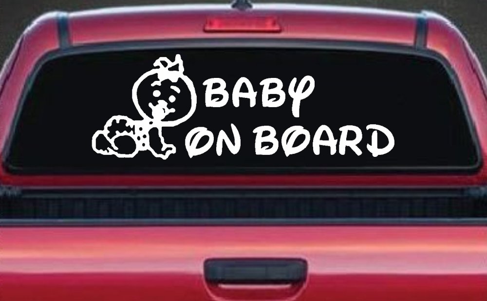 Baby On Board Car or Truck Window Decal Sticker