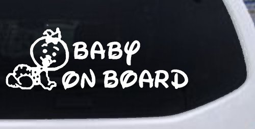 Baby On Board Car or Truck Window Decal Sticker