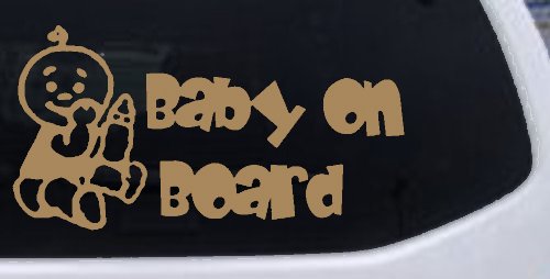 Baby On Board (Boy) Car or Truck Window Decal Sticker