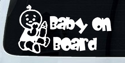 Baby On Board (Boy) Car or Truck Window Decal Sticker