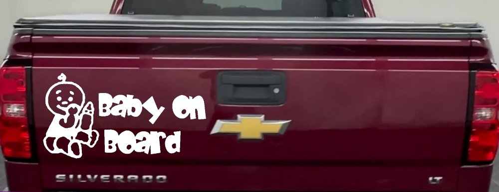 Baby On Board (Boy) Car or Truck Window Decal Sticker