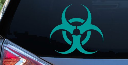 Bio Hazard Warning Car or Truck Window Decal Sticker