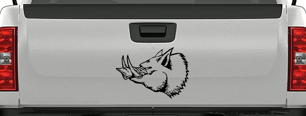 Wild Boar Hog Hunting Car or Truck Window Decal Sticker