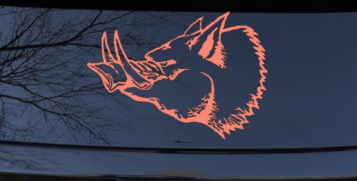 Wild Boar Hog Hunting Car or Truck Window Decal Sticker