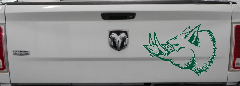 Wild Boar Hog Hunting Car or Truck Window Decal Sticker
