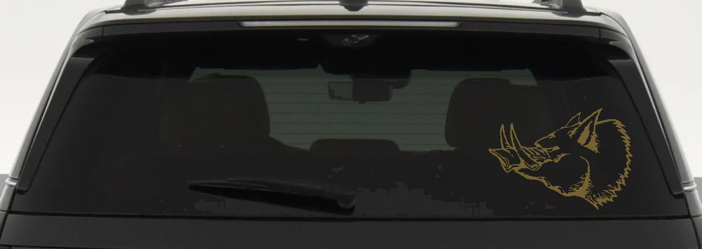 Wild Boar Hog Hunting Car or Truck Window Decal Sticker