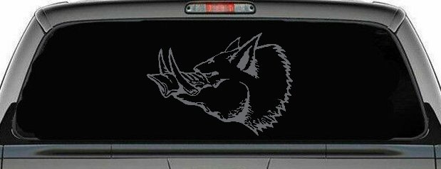 Wild Boar Hog Hunting Car or Truck Window Decal Sticker