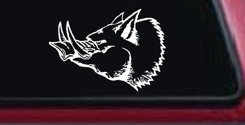 Wild Boar Hog Hunting Car or Truck Window Decal Sticker