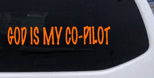 God Is My Co Pilot Christian Car or Truck Window Decal Sticker