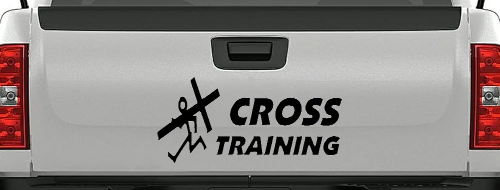 Cross Training Christian Car or Truck Window Decal Sticker