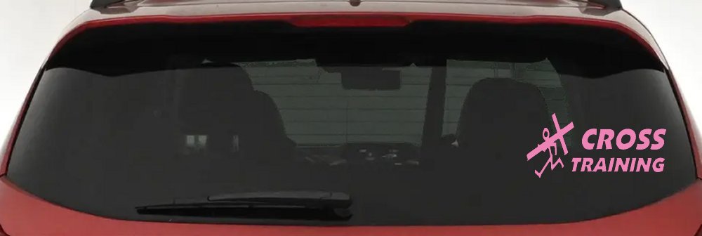 Cross Training Christian Car or Truck Window Decal Sticker
