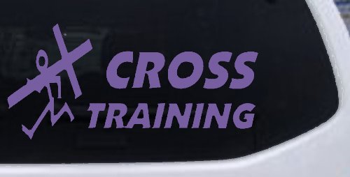 Cross Training Christian Car or Truck Window Decal Sticker