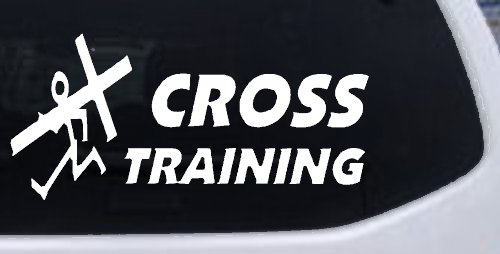 Cross Training Christian Car or Truck Window Decal Sticker