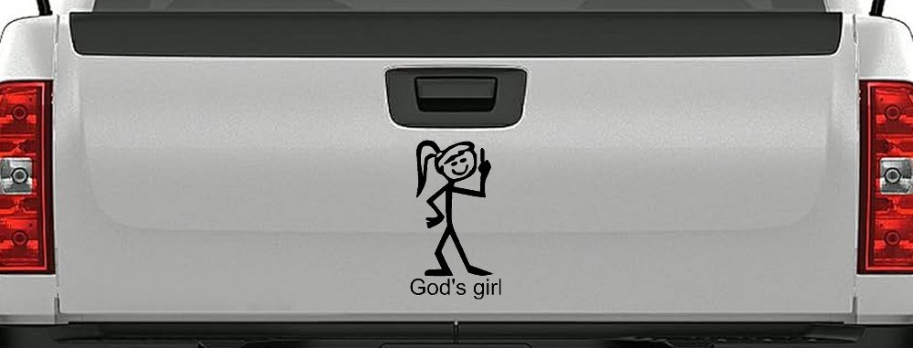 God's Girl Christian Car or Truck Window Decal Sticker