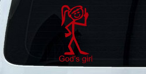 God's Girl Christian Car or Truck Window Decal Sticker