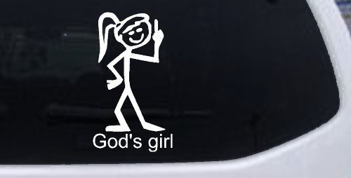 God's Girl Christian Car or Truck Window Decal Sticker